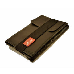 Skint Leather Wallet - Black/Black